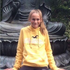 Hollister California cotton/poly pullover hoodie sweater Junior’s XS Summer